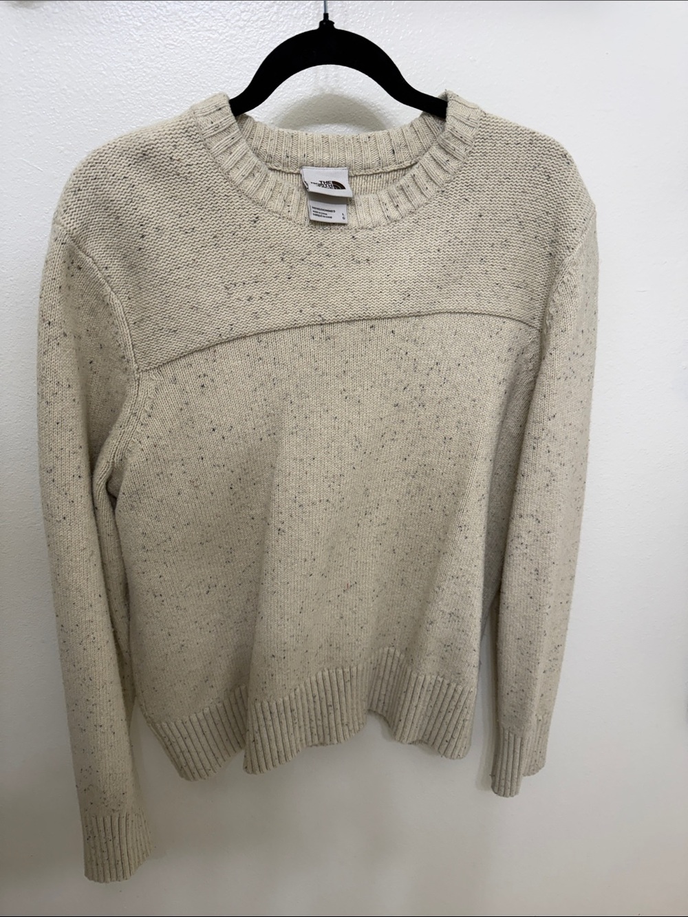 The North Face Men's Ivory Speckled Crewneck Sweater